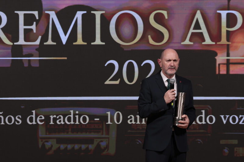 El presidente de la Real Federación Española de Fútbol (RFEF), Rafael Louzán, durante una gala celebrada el pasado 26 de enero en Madrid. EFE/Juanjo Martín