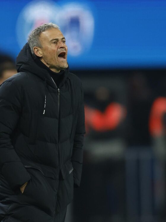 El técnico del PSG Luis Enrique este pasado 4 de enero. EFE/EPA/YOAN VALAT/Archivo