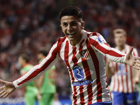 Fotografía de archivo de octubre de 2025 en la que se observa al delantero argentino del Atlético de Madrid Thiago Almada. EFE/Sergio Pérez