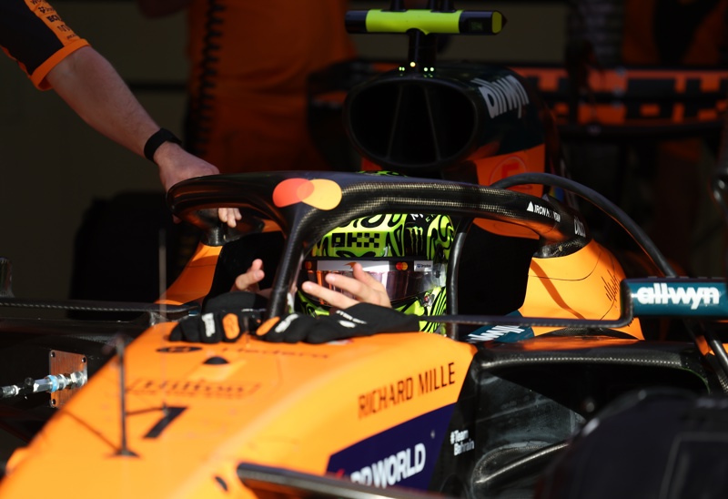 Norris, el más rápido en Baréin, Checo Pérez regresa a pista Norris, el más rápido en Baréin, Checo Pérez regresa a pista