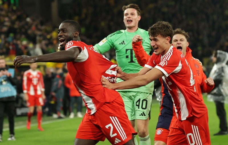 Bayern Múnich remonta el "Klassiker" y prácticamente asegura la liga