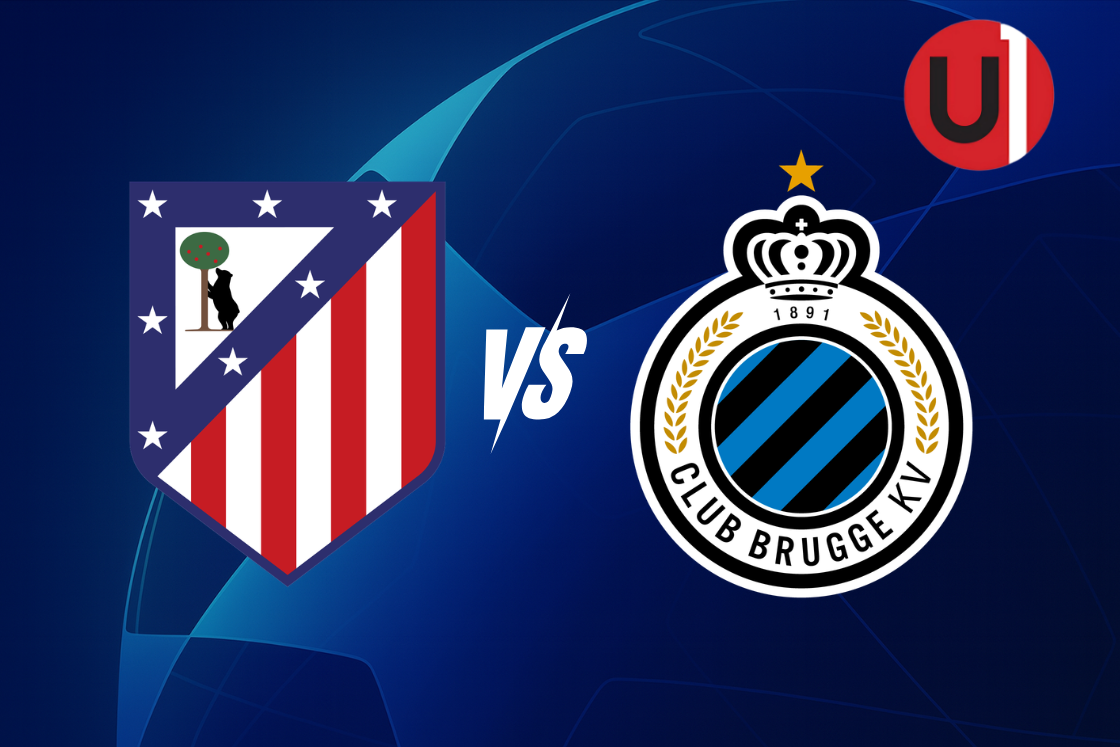 UEFA Champions League: Atlético de Madrid vs. Brujas 24/02/2026. Unanimo Deportes.