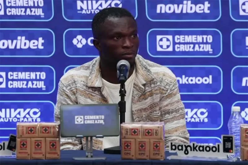 Christian Ebere, delantero de Cruz Azul