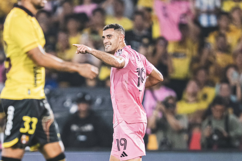 Germán Berterame, autor de uno de los goles de Inter Miami. / X: @InterMiamiCF