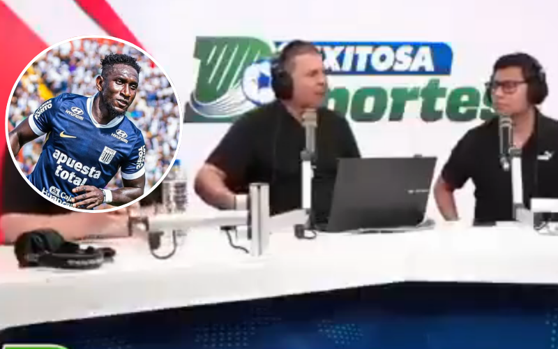 Comentarios racistas del periodista Gonzalo Núñez contra jugador de Alianza Lima. Captura de pantalla.