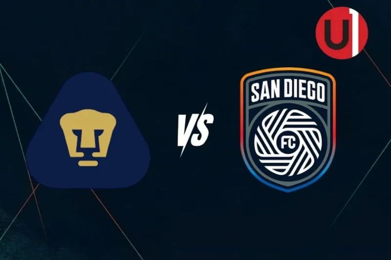 Copa de Campeones de la Concacaf: Pumas vs. San Diego. 10/02/2026. Unanimo Deportes.