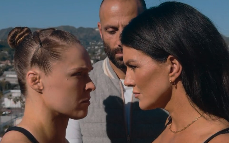 Ronda Rousey ante Gina Carano. Captura de pantalla. / Instagram: @netflix
