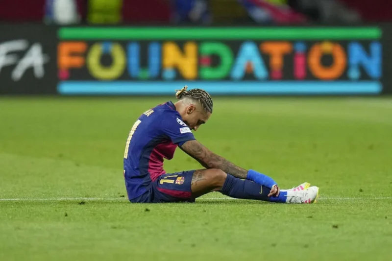 Raphinha, delantero brasileño del Club Barcelona