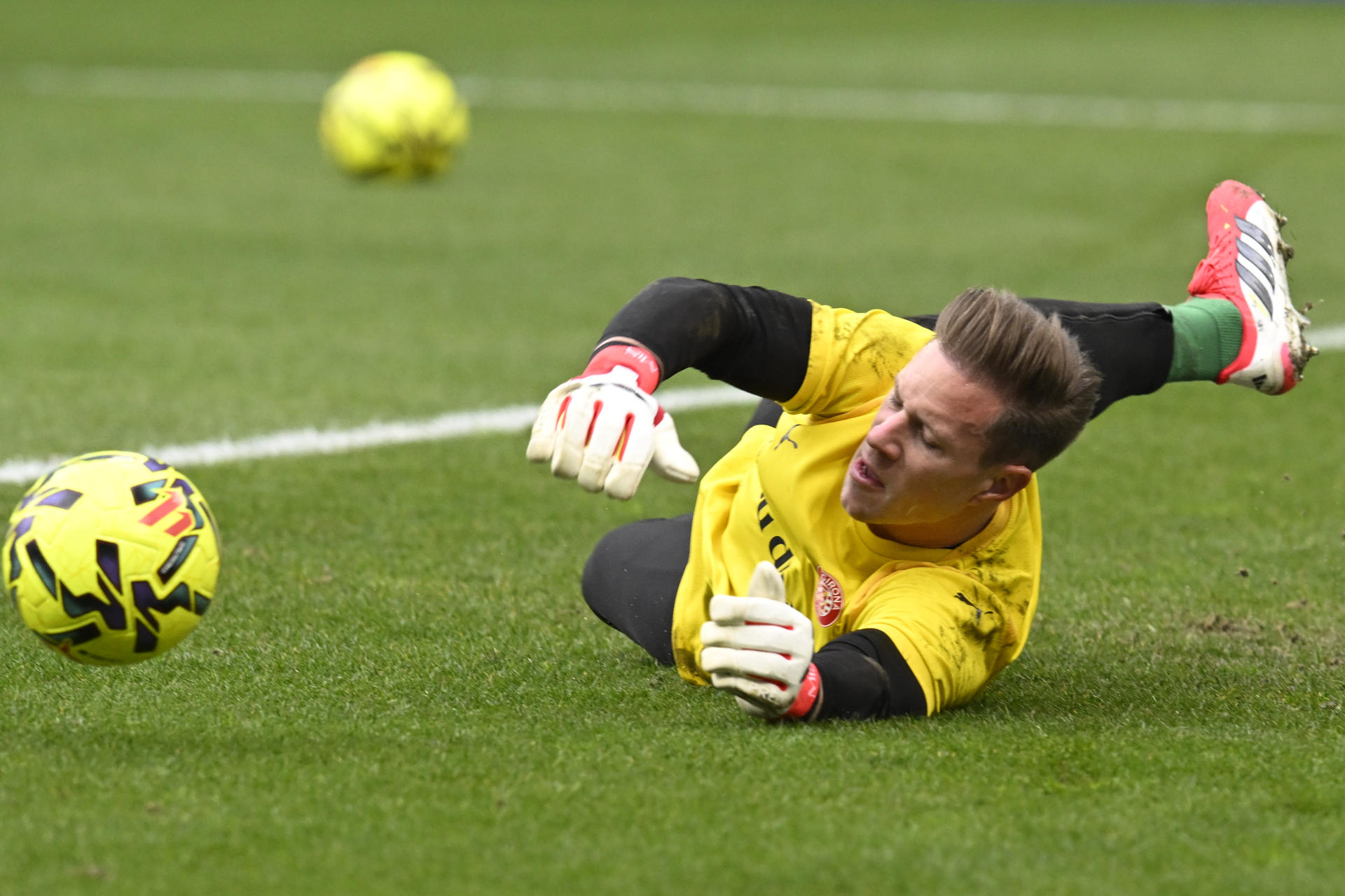 El portero del Girona Marc-André ter Stegen en foto de archivo de Eloy Alonso. EFE