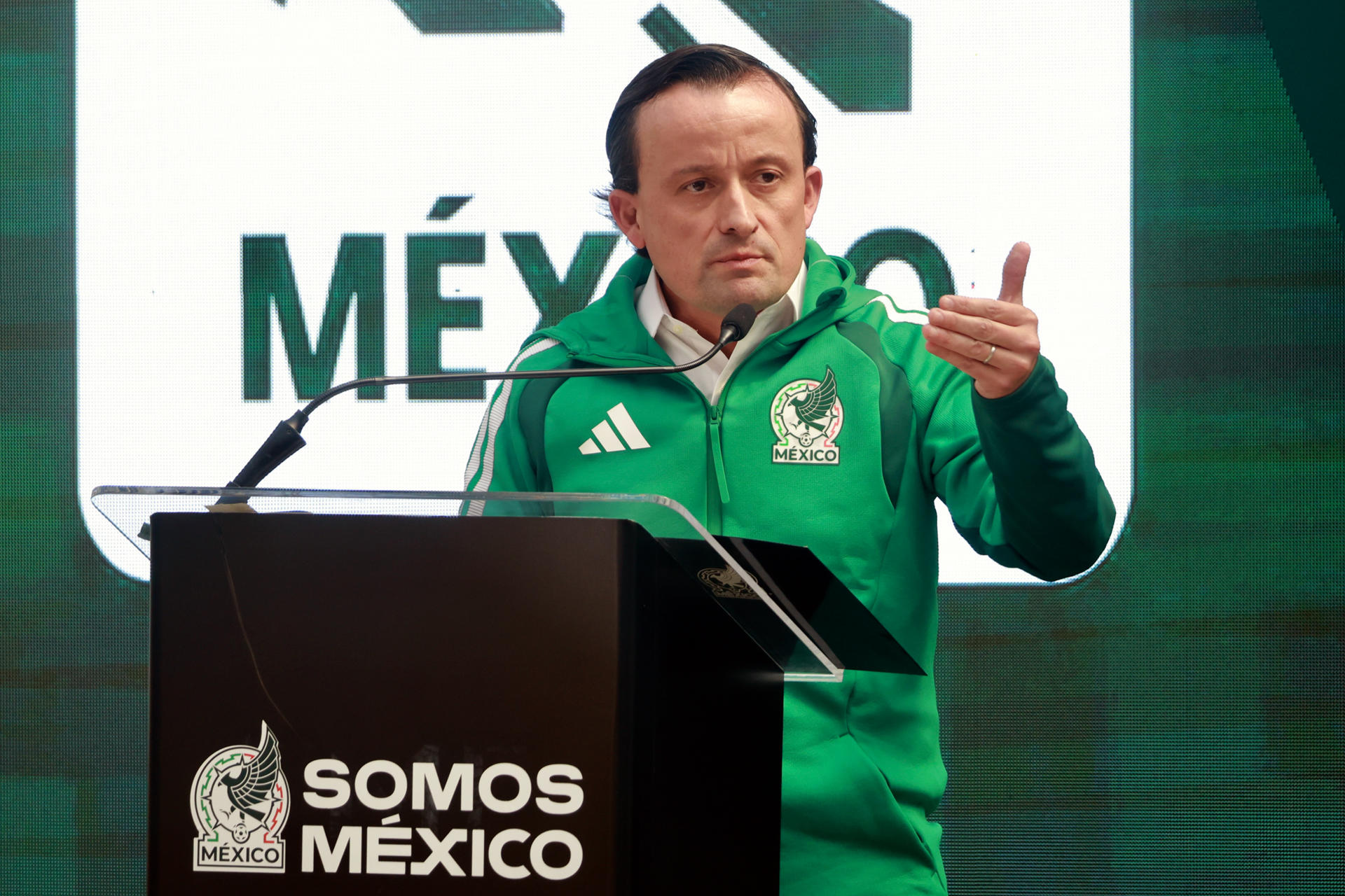 El presidente de la Federación Mexicana de Fútbol (FMF), Mikel Arriola. Imagen de archivo. EFE/ Felipe Gutiérrez