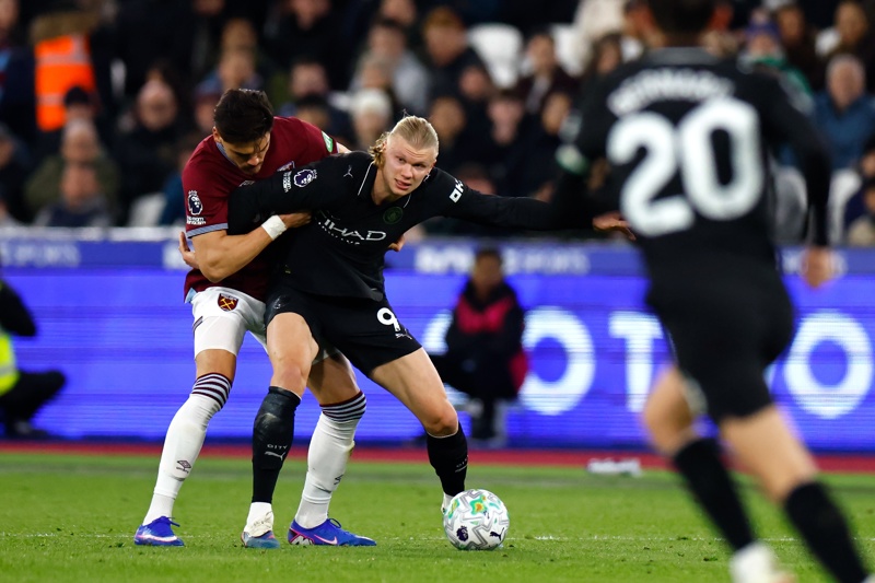 Manchester City flojo y empata en Londres ante el West Ham