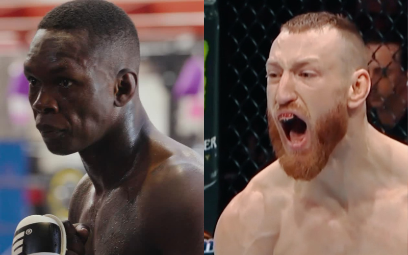 UFC Israel Adesanya vs. Joe Pyfer. 28/03/2026. Captura de pantalla: Instagram: @stylebender - @joepyfer