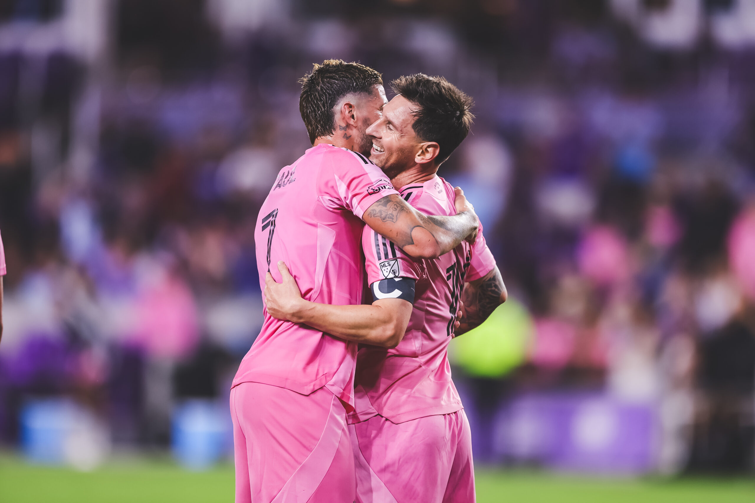 Messi celebrando su gol con Inter Miami. Foto: Inter Miami.
