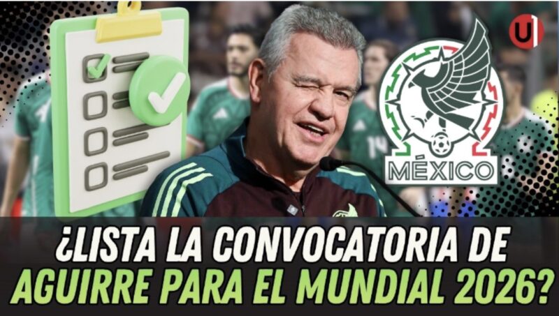 México revela a sus 26 jugadores para la Fecha FIFA
