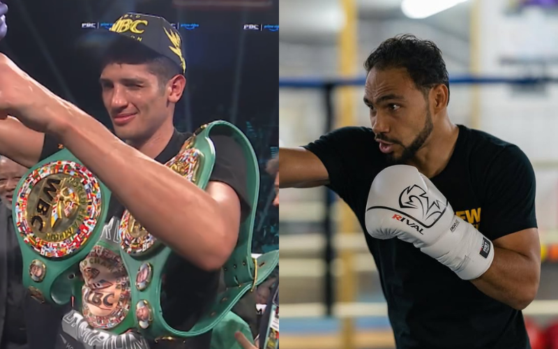 Sebastian Fundora vs. Keith Thurman. 28/03/2026. / Captura de pantalla: Instagram @keithonetimethurman y @seb_fundora