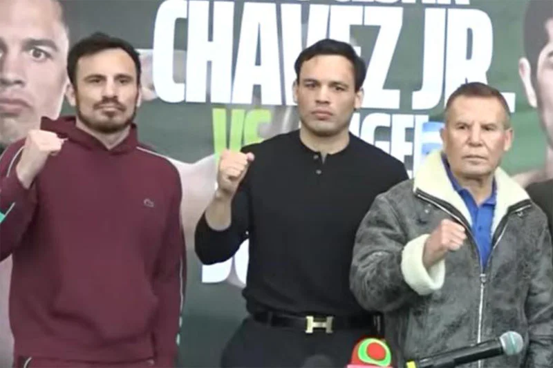 Omar, Julito y Julio César Chávez