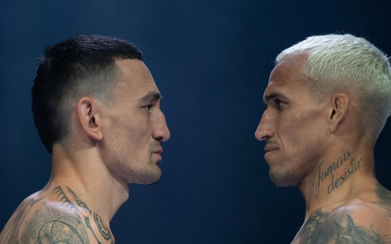 UFC: Holloway vs. Oliveira. Captura de pantalla. / Instagram: @blessedmma