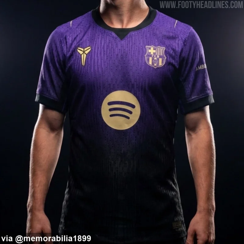 FOTOS Se filtró la camiseta del FC Barcelona para la próxima temporada Segunda camiseta del FC Barcelona 2026/27. Foto: FootyHeadlines