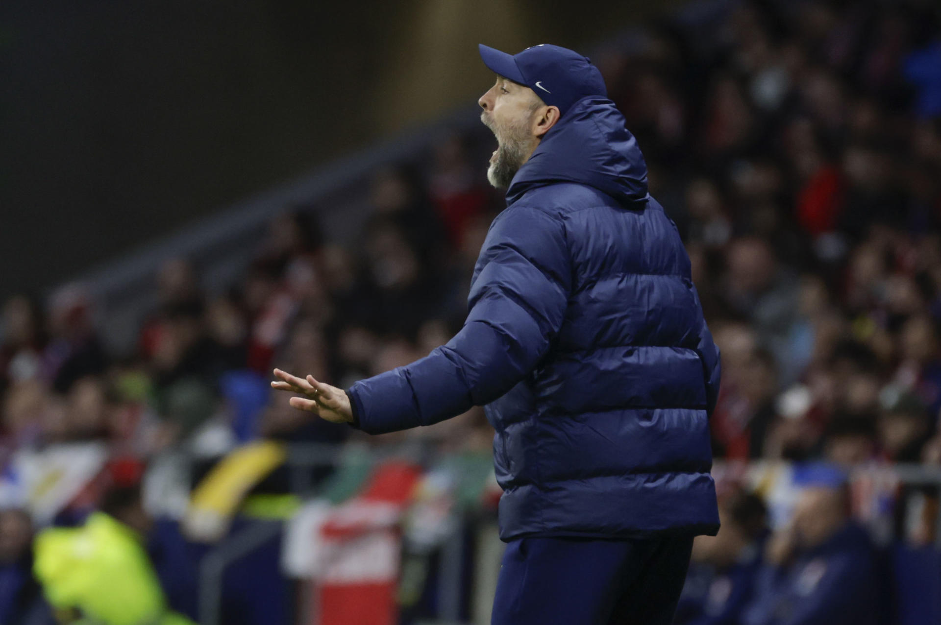Igor Tudor, en la cuerda floja: Ya suena la salvación del descenso El entrenador croata del Tottenham Igor Tudor en un momento del partido de ida de los octavos de final de la Liga de Campeones ante el Atlético de Madrid. EFE/Juanjo Martín