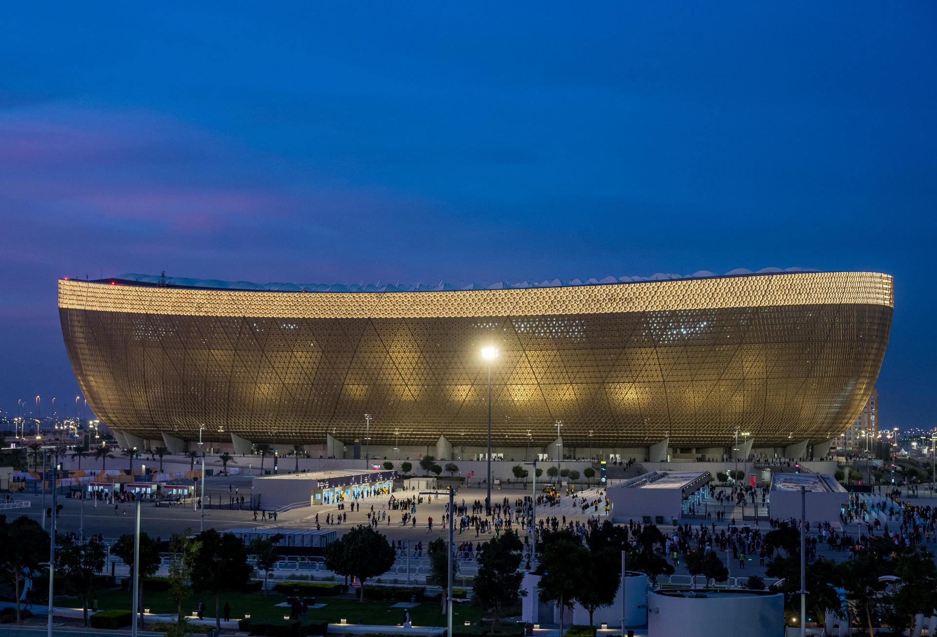 imagen de archivo del estadio Lusail, en Lusail (Catar). EFE/EPA/NOUSHAD THEKKAYIL
