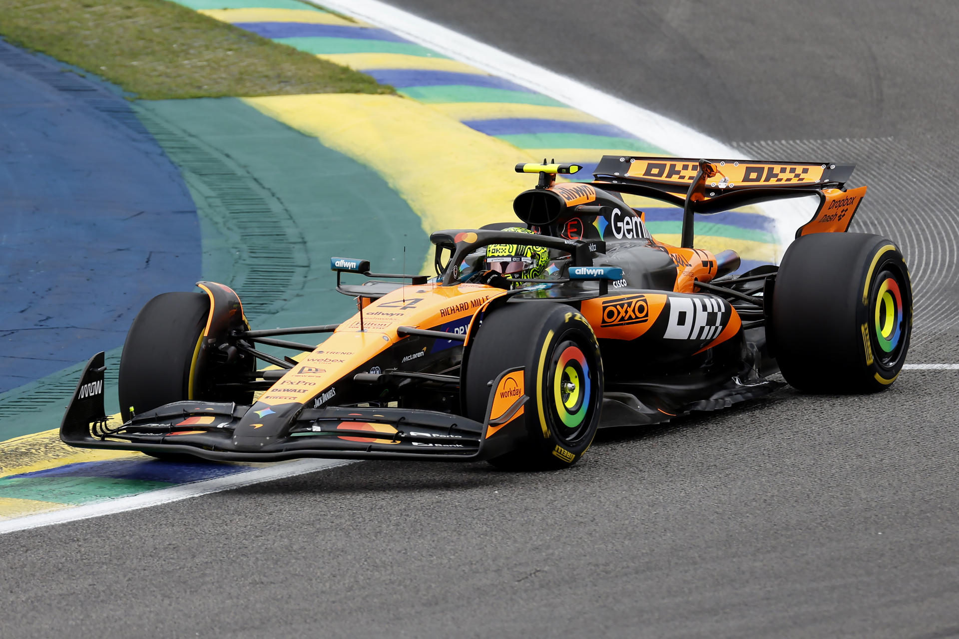 El británico Lando Norris de McLaren en una fotografía de archivo. EFE/ Sebastiao Moreira