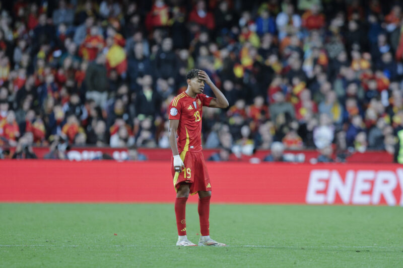 El delantero de la selección española Lamine Yamal en una imagen archivo. EFE/Kai Fosterling
