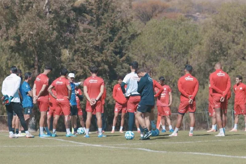 Entrenamiento del Atlético de San Luis
