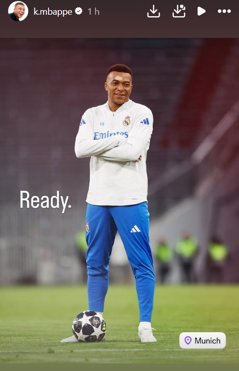 La reacción de Mbappé justo después de la eliminación del Barcelona La reacción de Mbappé justo después de la eliminación del Barcelona