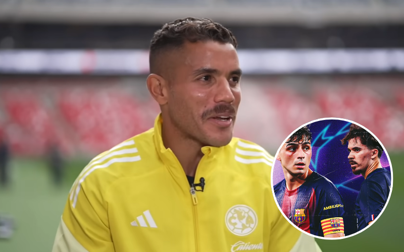 Jonathan dos Santos junto a Pedri y Vitinha. Captura de pantalla (YouTube: Gibrán Araige).