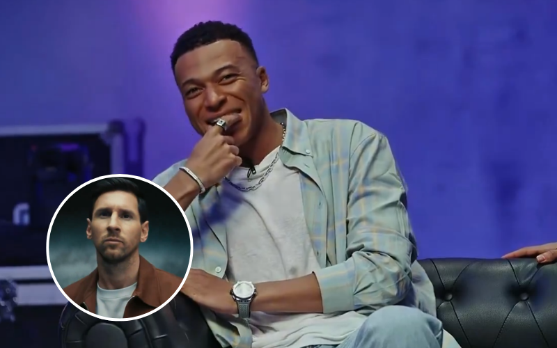 Kylian Mbappé en una entrevista con The Bridge. Captura de pantalla.