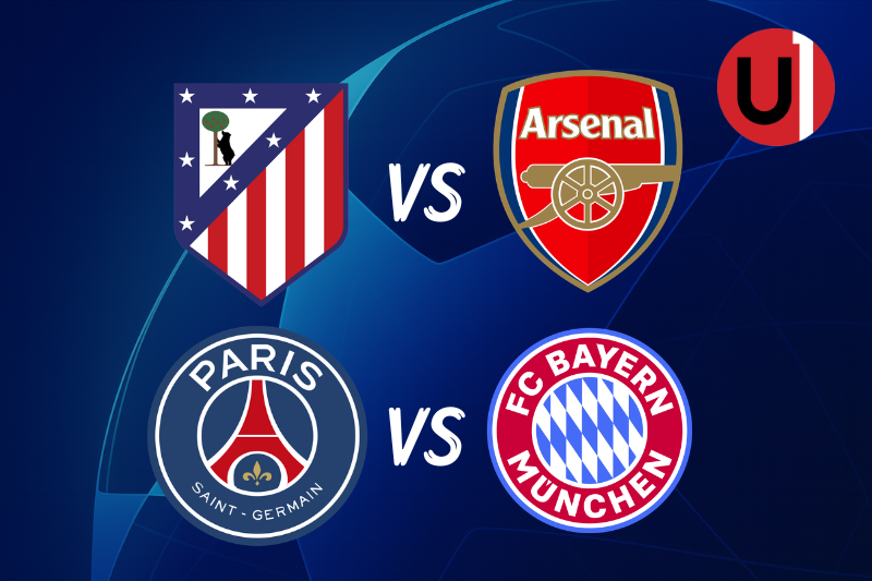 Así quedaron los encuentros de Semifinales de la Champions League