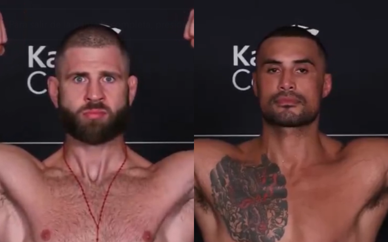 UFC: Jiri Procházka vs. Carlos Ulberg. 11/04/2026. Captura de pantalla (@ufc).