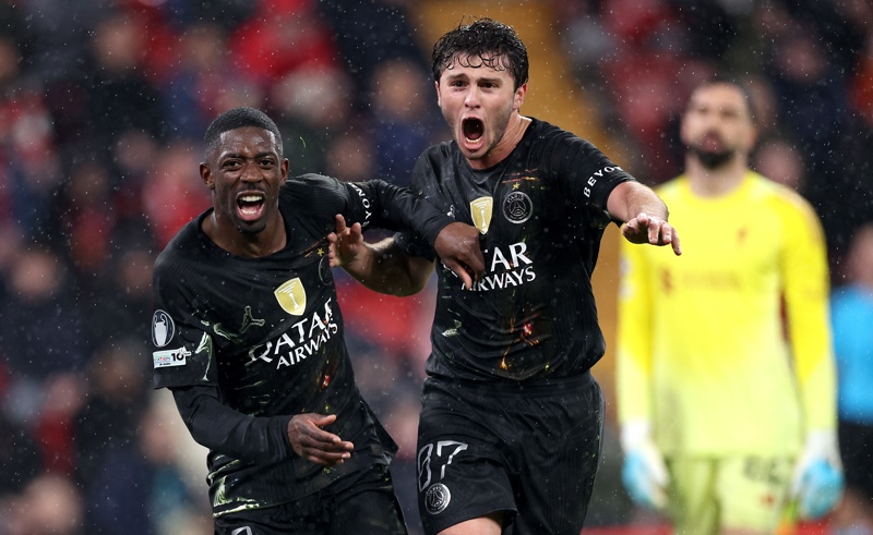 Dembélé rey de Anfield: PSG liquida al Liverpool y vuela a semifinales