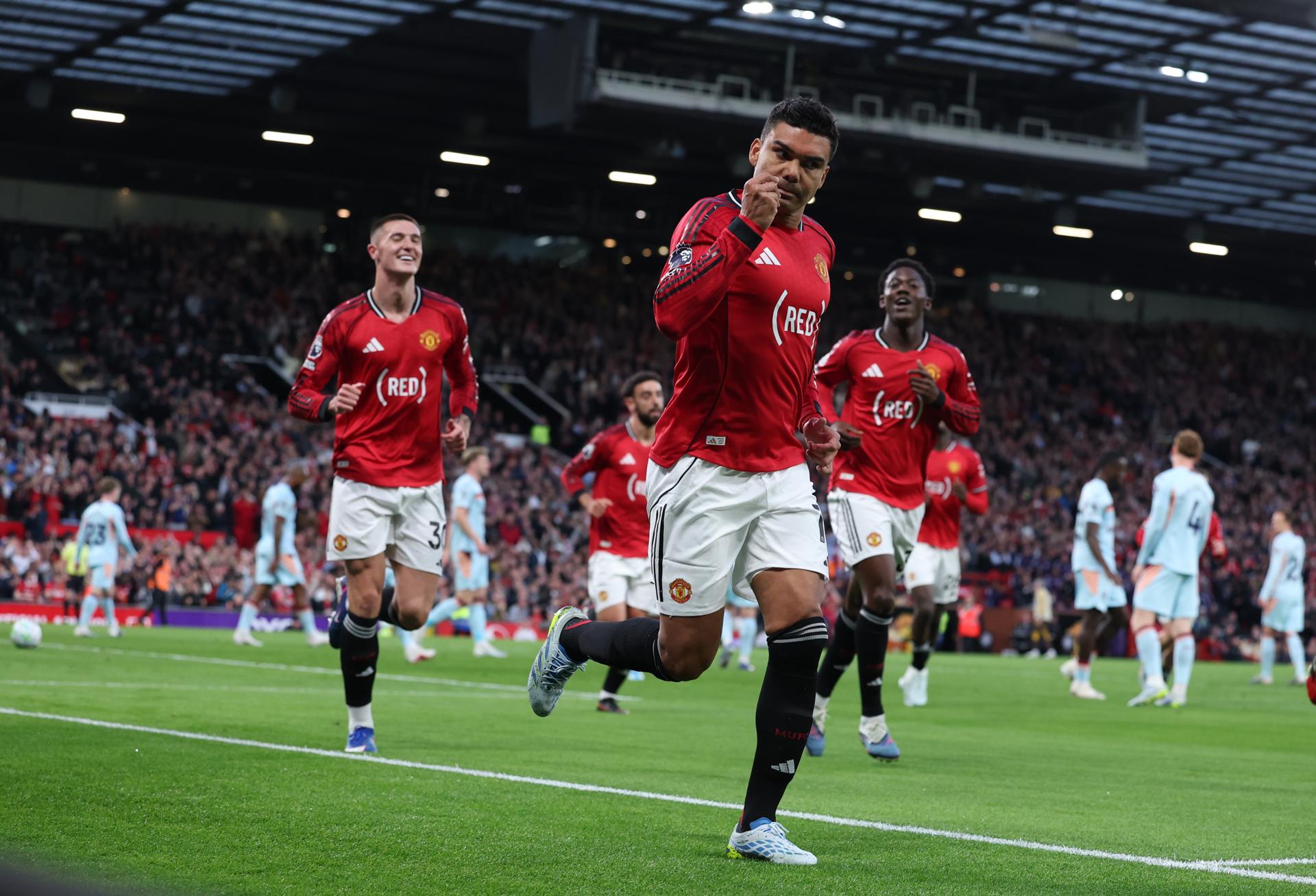 ¡Bomba en la MLS! Inter Miami amarra el fichaje de Casemiro El jugador del United Casemiro celebra el 1-0 durante el partido de la Premier League que han jugado Manchester United y Brentford FC, en Manchester, Reino Unido. EFE/EPA/ADAM VAUGHAN