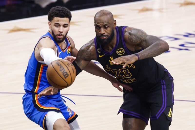 NBA: Los Thunder sentencian a los Lakers en el Juego 4 de semifinales