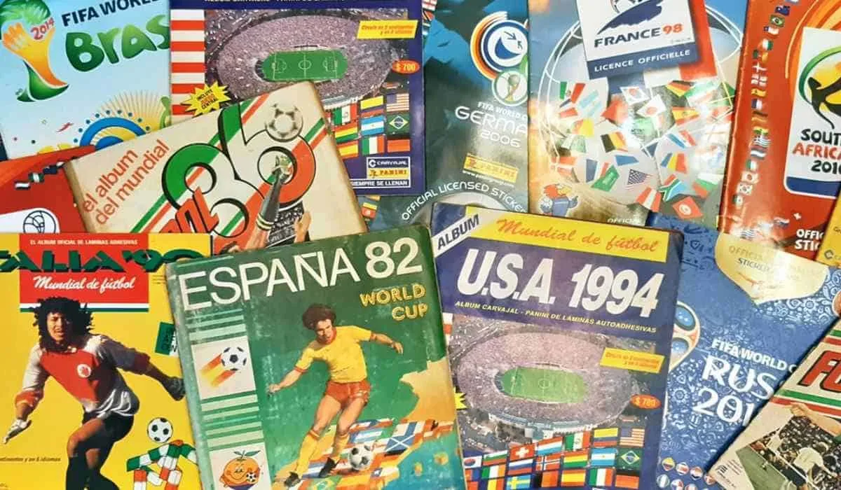 Álbumes de la FIFA elaborados por Panini. Captura de pantalla.