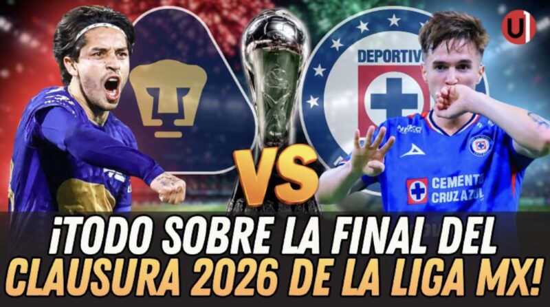 Cruz Azul y Pumas definirán al campeón del Clausura 2026