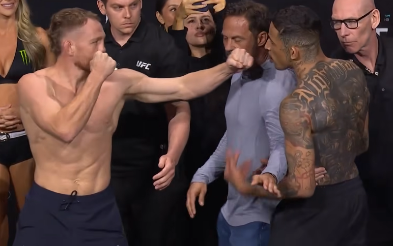 Jack Della Maddalena vs. Carlos Prates. Captura de pantalla (UFC).