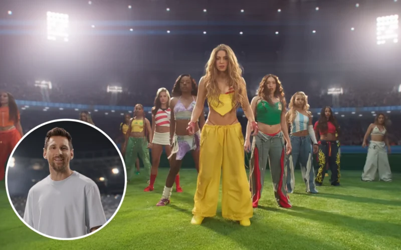 Videoclip oficial de "Dai Dai" canción del Mundial 2026, interpretada por Shakira. Captura de pantalla (YouTube).