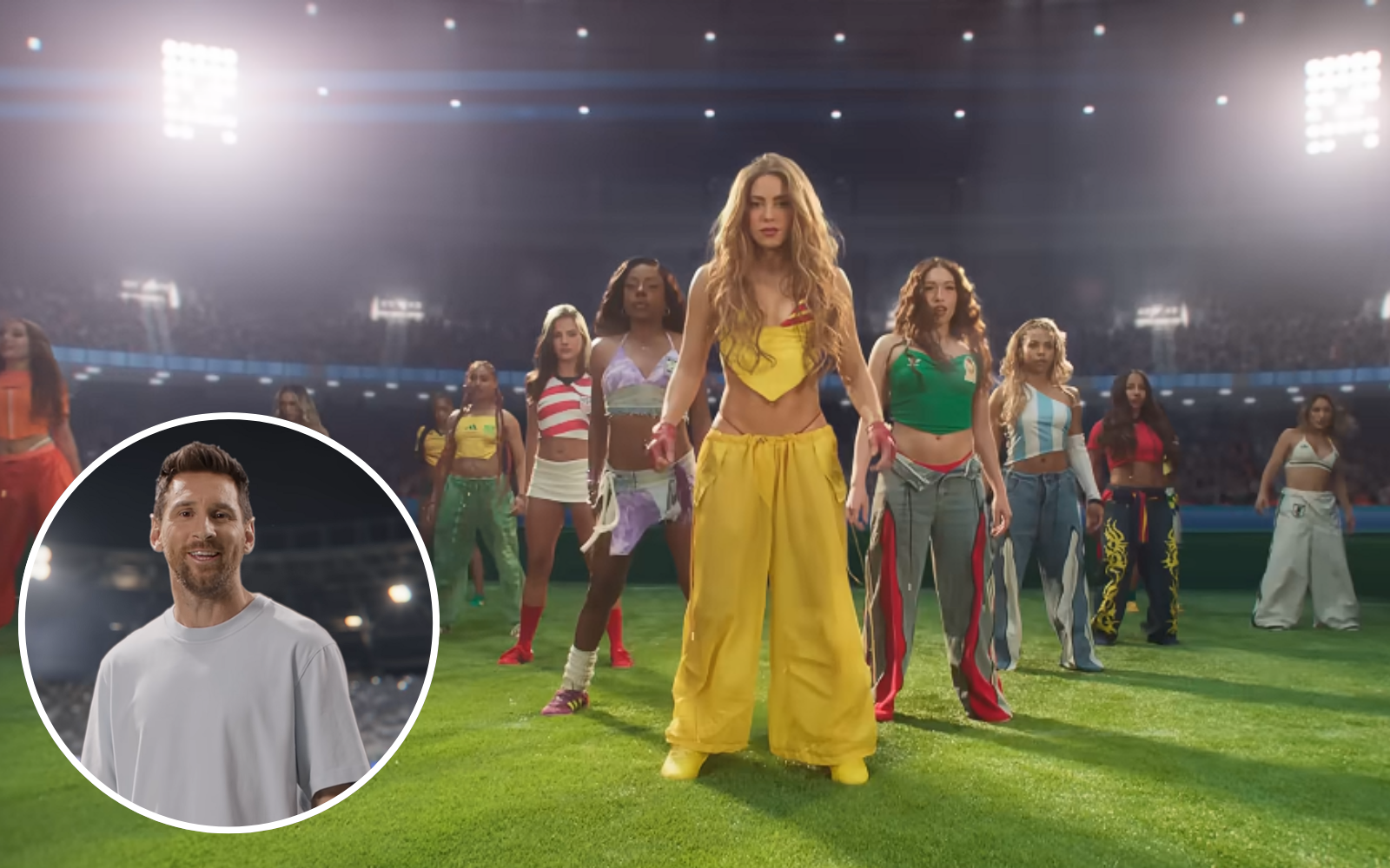 Videoclip oficial de "Dai Dai" canción del Mundial 2026, interpretada por Shakira. Captura de pantalla (YouTube).