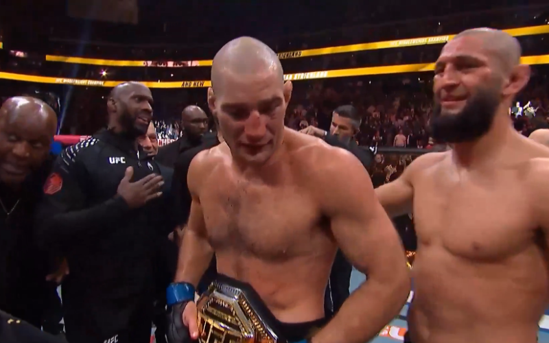Sean Strickland nuevo campeón de UFC tras vencer a Khamzat Chimaev. Captura de pantalla (UFC).