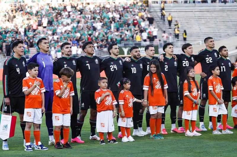 Jugadores de la Selección Mexicana