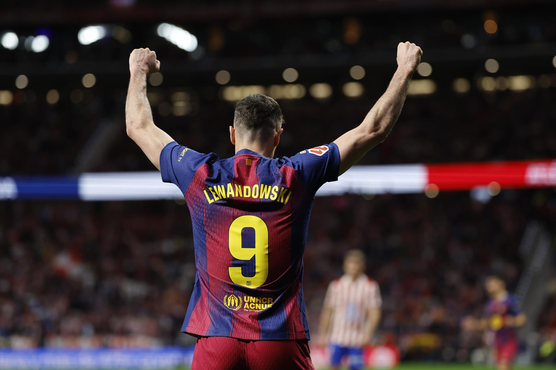 Robert Lewandowski anuncia su adiós del FC Barcelona El delantero polaco del FC Barcelona Robert Lewandowski en foto de archivo de Mariscal. EFE