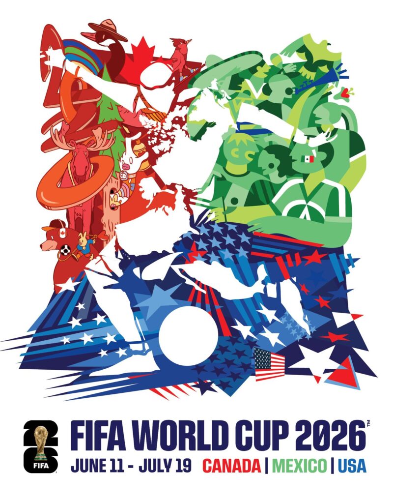 Mundial 2026: Los veteranos que podrían vivir su último baile Fotografía cedida por la FIFA que muestra el póster oficial del Mundial de Fútbol 2026. EFE/FIFA/SOLO USO EDITORIAL / NO VENTAS/ SOLO DISPONIBLE PARA ILUSTRAR LA NOTICIA QUE ACOMPAÑA (CRÉDITO OBLIGATORIO)