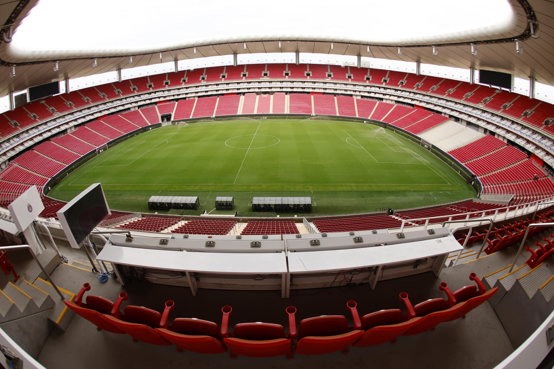 Fotografía del estadio Guadalajara este domingo, en Jalisco (México). EFE/ Francisco Guasco