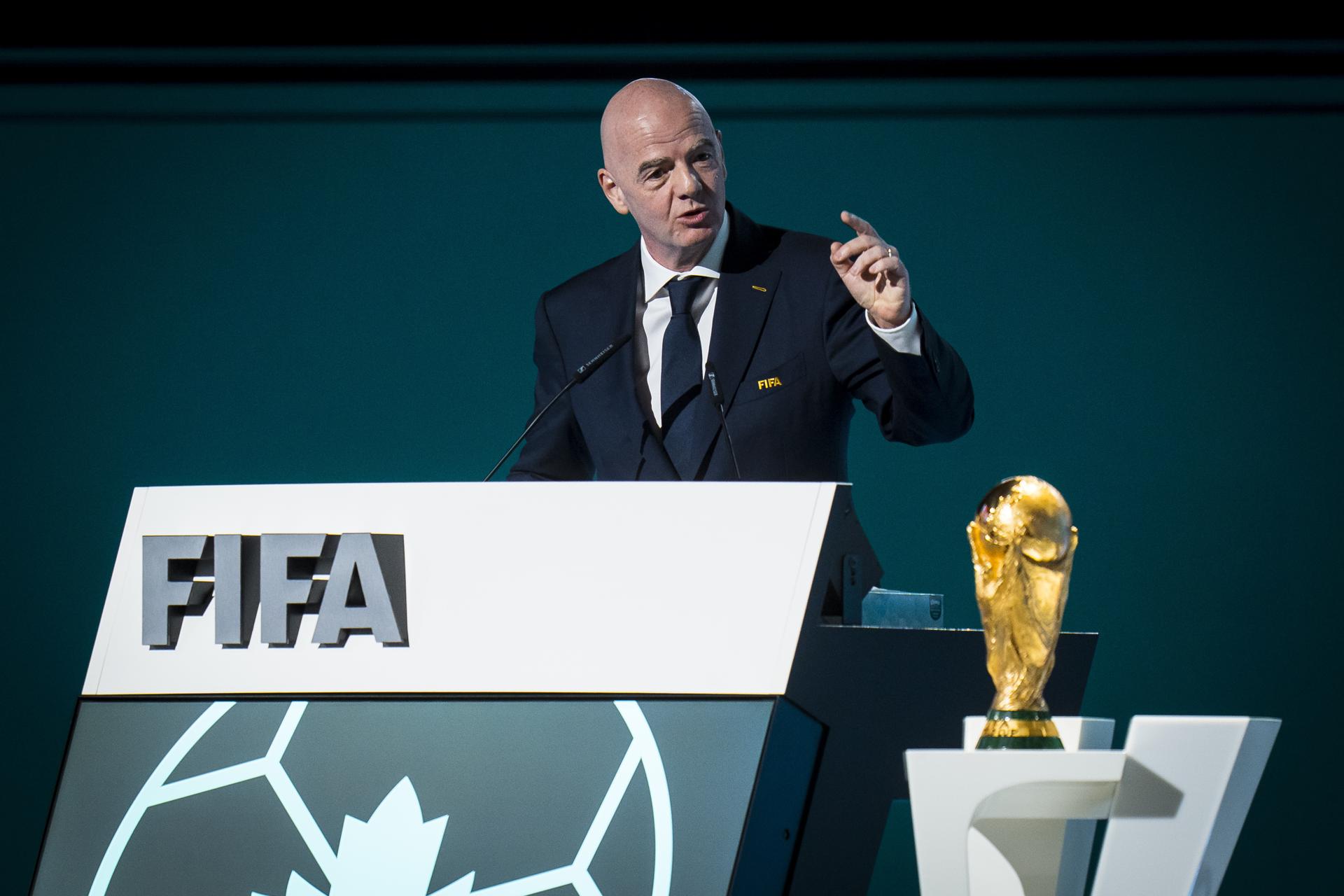 Gianni Infantino, presidente de la FIFA. EFE/EPA/BOB FRID