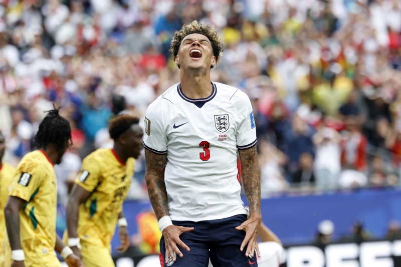 Inglaterra y Ghana firman amargo empate en el Gillette Stadium