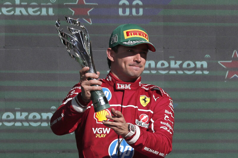 Ferrari no deja ir a Charles Leclerc y extienden su contrato