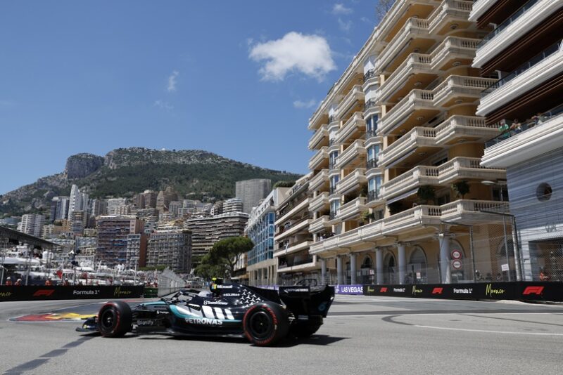MONACO (Monaco), 06/06/2026.- Mercedes driver Andrea Kimi Antonelli of Italy in action during the third practice session for the Formula One Grand Prix of Monaco in Monaco, 06 June 2026. The 2026 Formula 1 Grand Prix of Monaco takes place on 07 June at the Circuit de Monaco racetrack. (Fórmula Uno, Italia) EFE/EPA/SEBASTIEN NOGIER