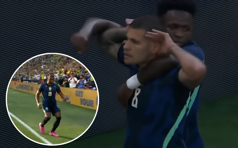 Brasil vence a Egipto en un amistoso previo al Mundial. Captura de pantalla.